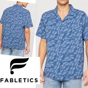 FABLETICS The Cabana Button Up Size S 6% Elastane 94% Polyester NWT